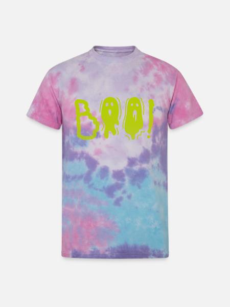 Boo - Unisex Tie Dye T-Shirt - cotton candy