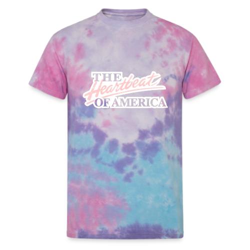 The Heartbeat of America - Unisex Tie Dye T-Shirt