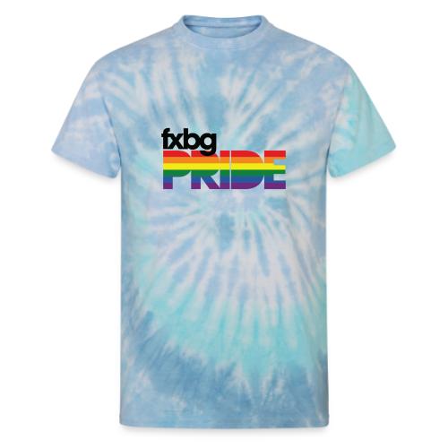 FXBG PRIDE LOGO - Unisex Tie Dye T-Shirt