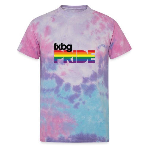 FXBG PRIDE LOGO - Unisex Tie Dye T-Shirt