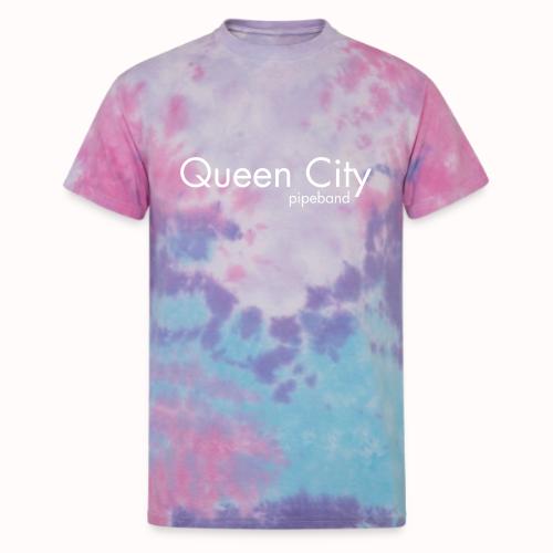 Queen City white - Unisex Tie Dye T-Shirt