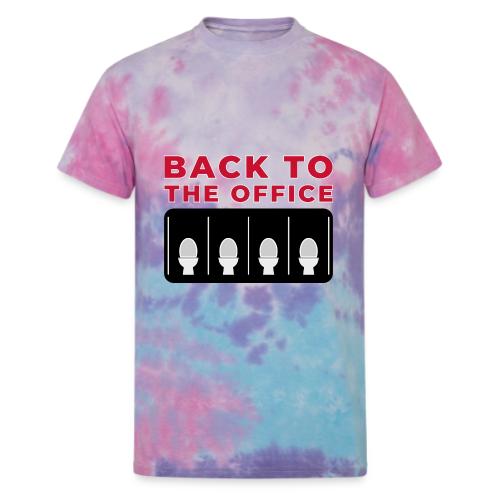 Back to the Office Satire Design - Unisex Tie Dye T-Shirt