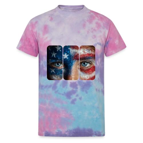 USA: Stars in Her Eyes - Unisex Tie Dye T-Shirt