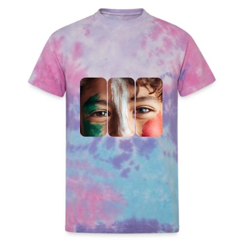 Mexico: Three Stripes of Pride - Unisex Tie Dye T-Shirt