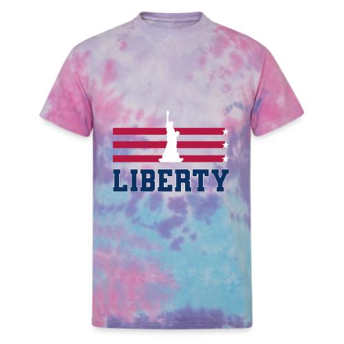 USA: Stars of Liberty - Unisex Tie Dye T-Shirt