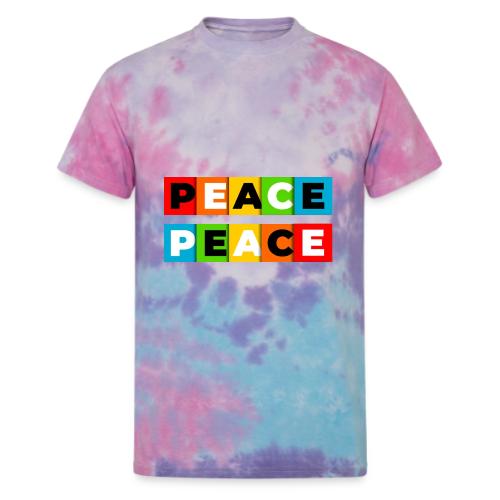 Colorful Peace - Unisex Tie Dye T-Shirt