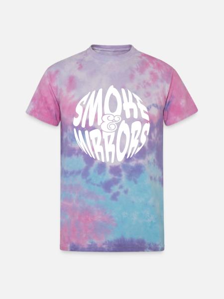 Smoke Mirrors - Unisex Tie Dye T-Shirt - cotton candy