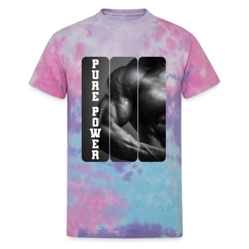 Bodybuilding: Pure Power - Unisex Tie Dye T-Shirt