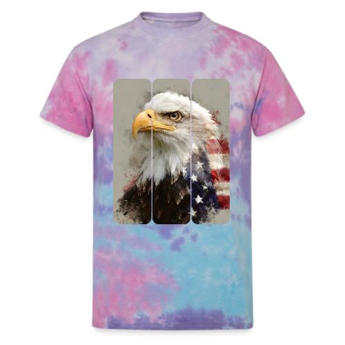 USA: Eagle of the Free - Unisex Tie Dye T-Shirt
