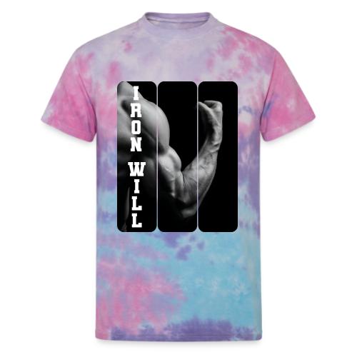 Bodybuilding: Iron Will - Unisex Tie Dye T-Shirt