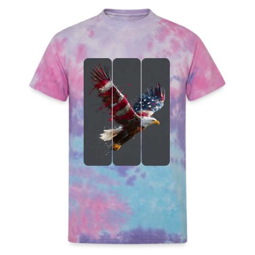 USA: Freedom in Flight - Unisex Tie Dye T-Shirt
