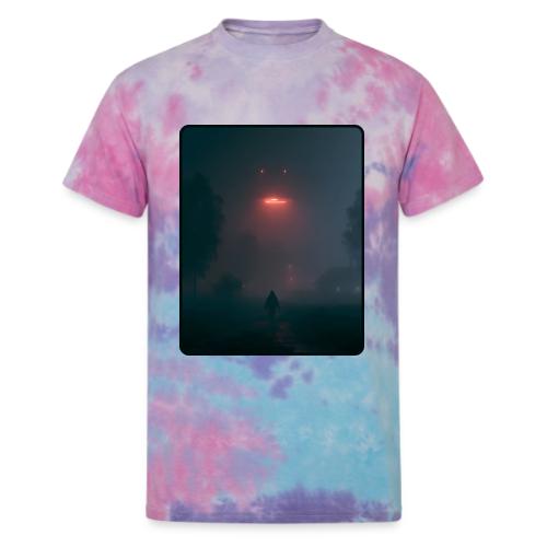 Mysterious UFO Encounter Design - Unisex Tie Dye T-Shirt