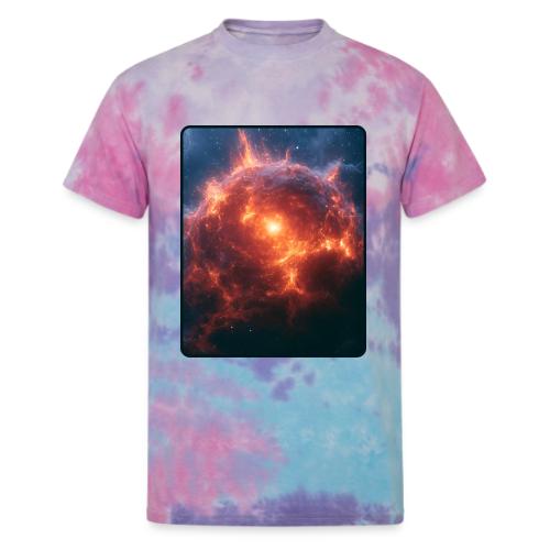 Exploding Supernova Space Art - Unisex Tie Dye T-Shirt