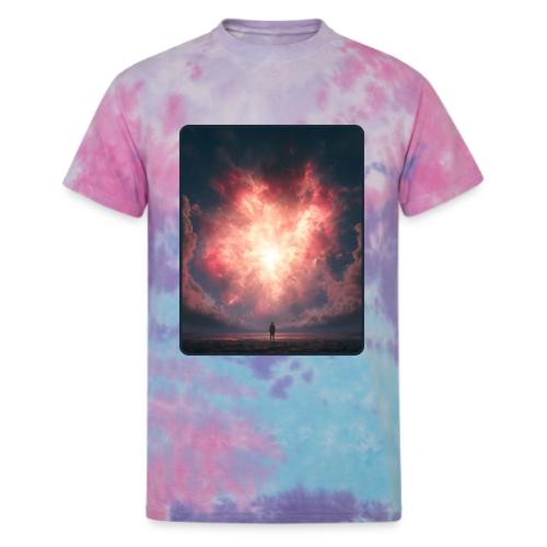 Supernova Sky Sci-Fi Artwork - Unisex Tie Dye T-Shirt