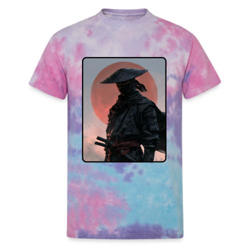 Ninja Warrior Under the Red Sun - Unisex Tie Dye T-Shirt