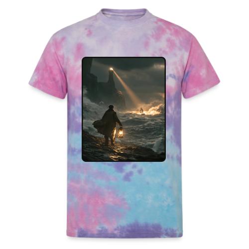 The Lone Lightkeeper's Beacon - Unisex Tie Dye T-Shirt