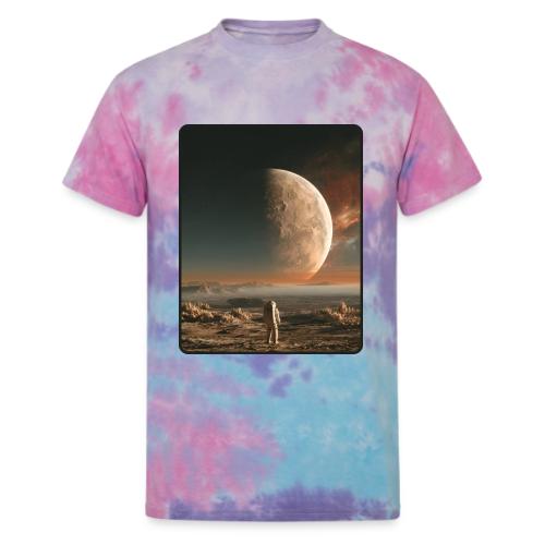 Astronaut on an Alien Moon - Unisex Tie Dye T-Shirt