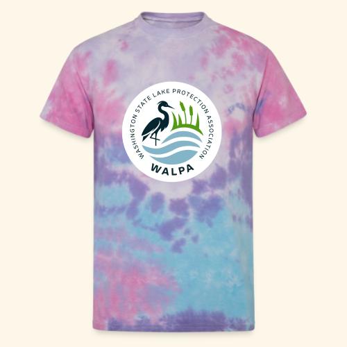 Circular Logo With Text - Unisex Tie Dye T-Shirt