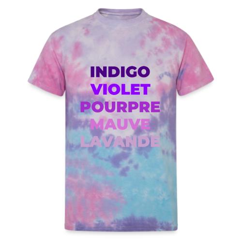 Shades of purple - Unisex Tie Dye T-Shirt