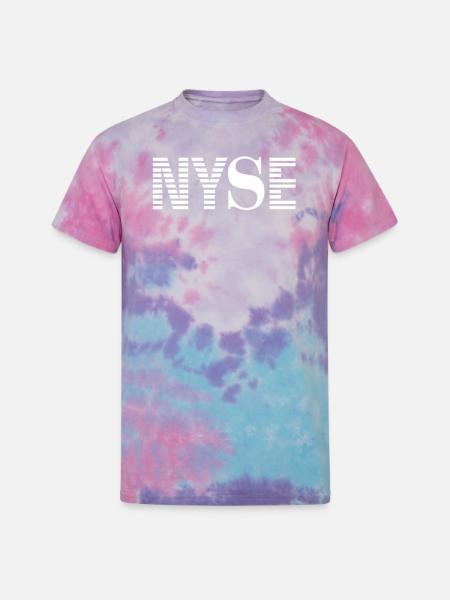 Nyse New York Stock Exchange - Unisex Tie Dye T-Shirt - cotton candy