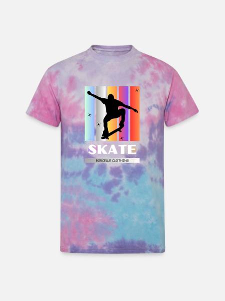 Skate Artistry Apparel - Unisex Tie Dye T-Shirt - cotton candy