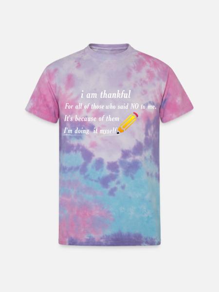 THANKFUL - Unisex Tie Dye T-Shirt - cotton candy