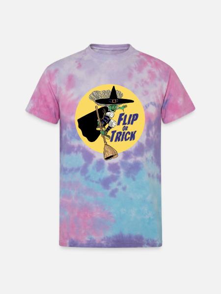 Witch Skater - Unisex Tie Dye T-Shirt - cotton candy