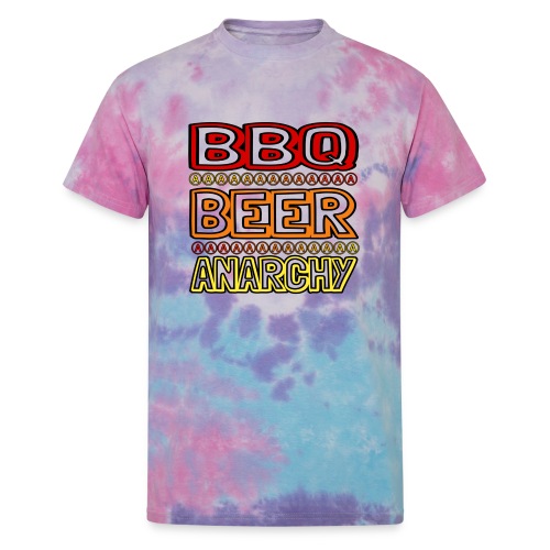 BBQ BEER ANARCHY - Unisex Tie Dye T-Shirt