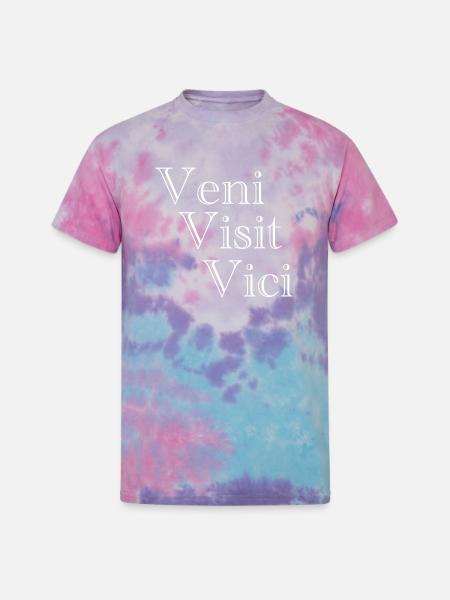 Veni Visit Vici - Unisex Tie Dye T-Shirt - cotton candy