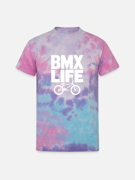 BMX Life - Unisex Tie Dye T-Shirt - cotton candy