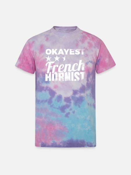 Average French Hornist - Unisex Tie Dye T-Shirt - cotton candy