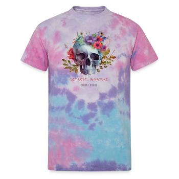 GET LOST IN NATURE ONIKA + ROGUE - Unisex Tie Dye T-Shirt - cotton candy - Front