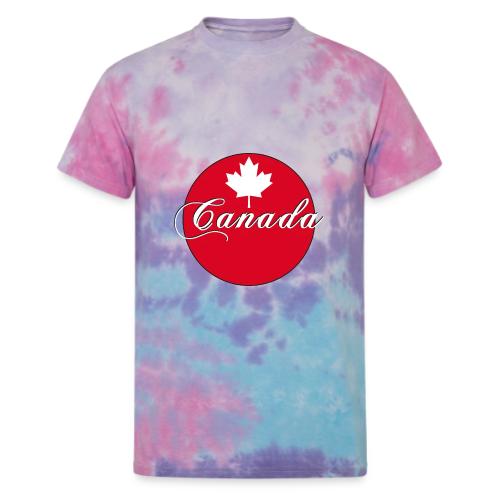 Canada in red and white - Unisex Tie Dye T-Shirt