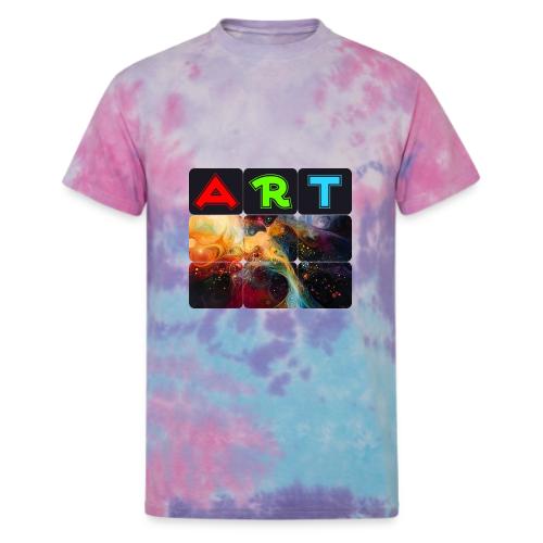 Waves of Art - Unisex Tie Dye T-Shirt