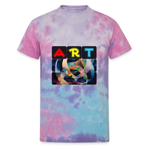 Art of Stripes and Shades - Unisex Tie Dye T-Shirt