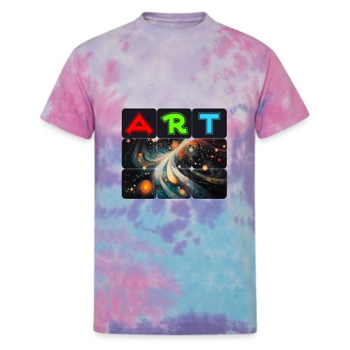 Swirls of Colorful Art - Unisex Tie Dye T-Shirt