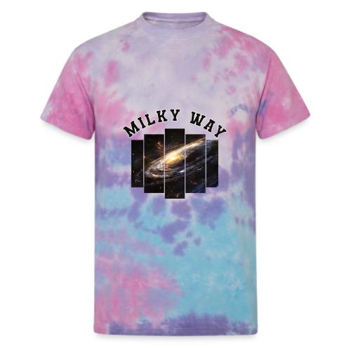 Milky way galaxy - Unisex Tie Dye T-Shirt