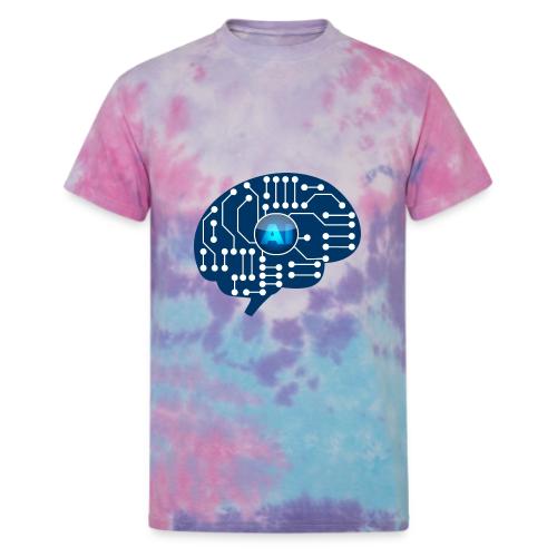 AI: Mind Wired - Unisex Tie Dye T-Shirt