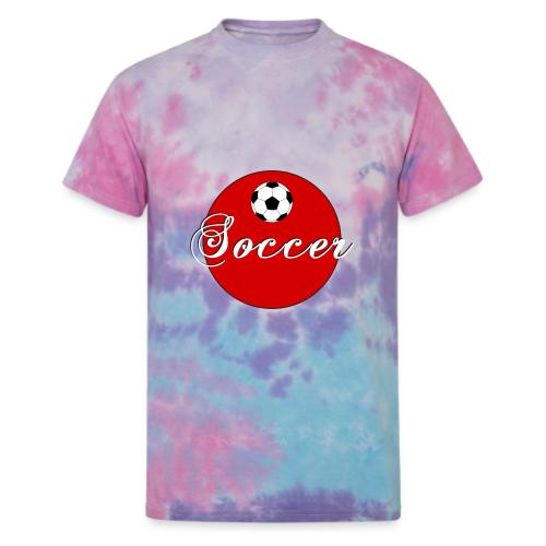 Soccer: Goal Circle - Unisex Tie Dye T-Shirt