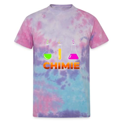 Chemistry: Moving Elements - Unisex Tie Dye T-Shirt