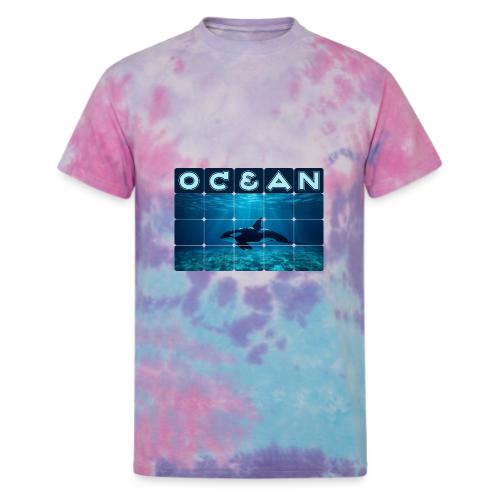 Ocean: Orca in Motion - Unisex Tie Dye T-Shirt