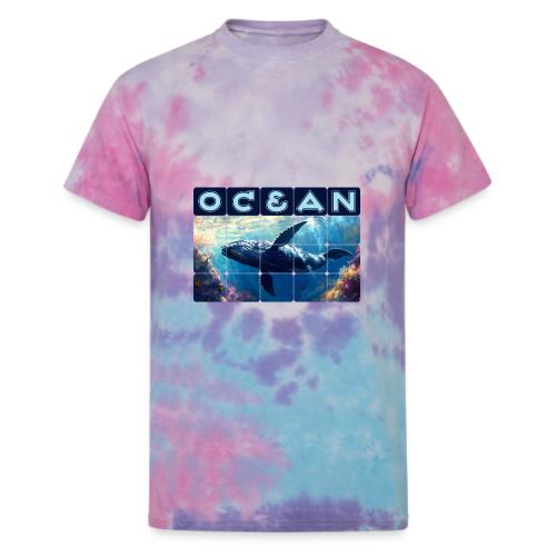 Ocean: Majestic Deep - Unisex Tie Dye T-Shirt