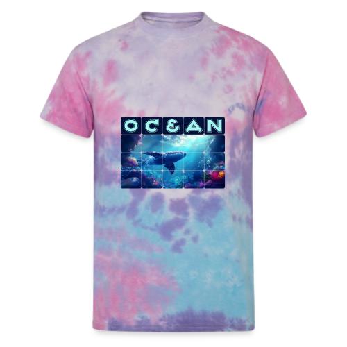 Ocean: Whale’s Path - Unisex Tie Dye T-Shirt