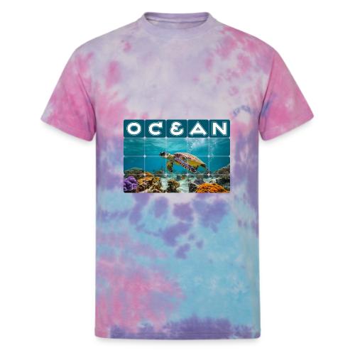 Ocean: Gentle Voyager - Unisex Tie Dye T-Shirt