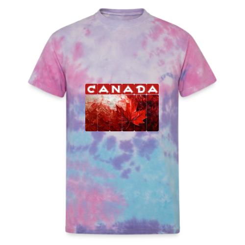 Canada Painted Pride - Unisex Tie Dye T-Shirt