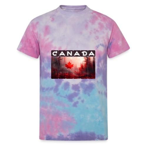 Canada Nature Vibes - Unisex Tie Dye T-Shirt