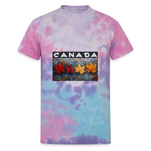 Colorful Canada Style - Unisex Tie Dye T-Shirt