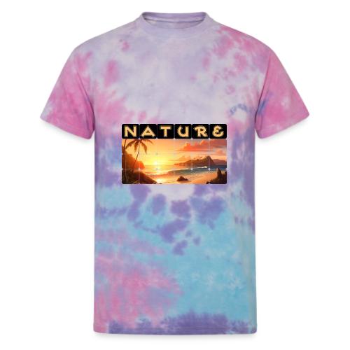 Nature: Tropical Twilight - Unisex Tie Dye T-Shirt