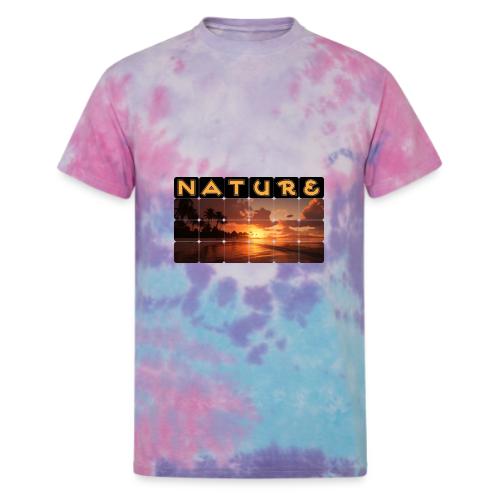 Nature: Sunset Serenity - Unisex Tie Dye T-Shirt