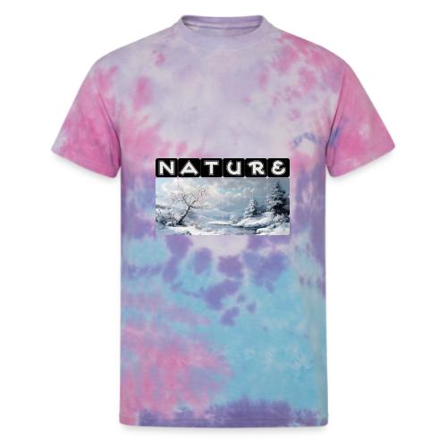 Nature: Winter Embrace - Unisex Tie Dye T-Shirt